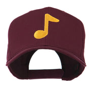 Eighth Note Music Symbol Embroidered Cap