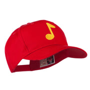 Eighth Note Music Symbol Embroidered Cap