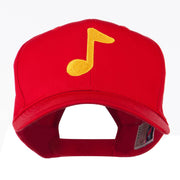 Eighth Note Music Symbol Embroidered Cap