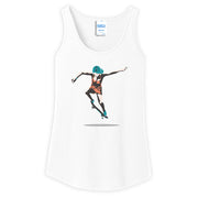 Ollie Graphic Lady's Core Cotton Tank Top