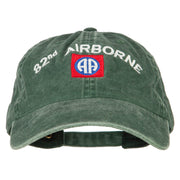 82nd Airborne Logo Embroidered Washed Cotton Twill Cap