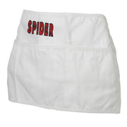 Spider Font Embroidered 3 Pockets Chef's Apron - White OSFM