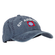 82nd Airborne Logo Embroidered Washed Cotton Twill Cap