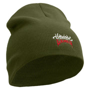 Hardcore Gamer Embroidered 8 inch Acrylic Short Blank Beanie - Olive OSFM