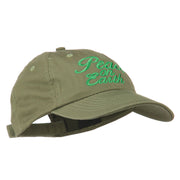 Peace on Earth Embroidered Washed Cap