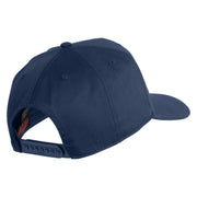 Navy Seabees Vietnam Veteran Patched Solid Cotton Twill 5 Panel Prostyle Snap Cap - Navy OSFM