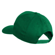 U.S. Paratrooper Patched Solid Cotton Twill Pro Style Cap - Kelly OSFM