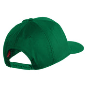 U.S. Paratrooper Patched Solid Cotton Twill Pro Style Cap - Kelly OSFM