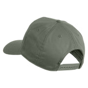 Navy Seabees Vietnam Veteran Patched Solid Cotton Twill 5 Panel Prostyle Snap Cap - Grey OSFM