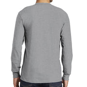 Men's Port & Company Tall Long Sleeve Pocket T-Shirt