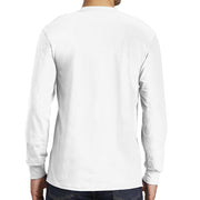 Men's Port & Company Tall Long Sleeve Pocket T-Shirt