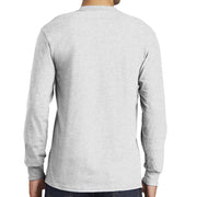 Men's Port & Company Tall Long Sleeve Pocket T-Shirt