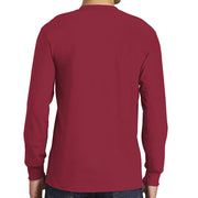 Men's Port & Company Tall Long Sleeve Pocket T-Shirt