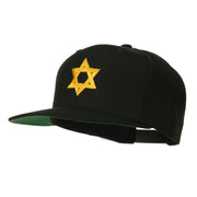 Jewish Star Embroidered Prostyle Snapback Cap