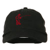 Fisherman Embroidered Pet Spun Washed Cap