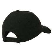 Fisherman Embroidered Pet Spun Washed Cap