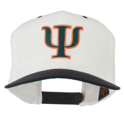 Greek Alphabet PSI Embroidered Classic Two Tone Cap