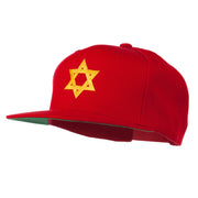 Jewish Star Embroidered Prostyle Snapback Cap