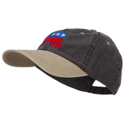 Republican Elephant USA Embroidered Two Tone Cap