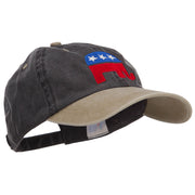 Republican Elephant USA Embroidered Two Tone Cap