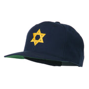 Jewish Star Embroidered Prostyle Snapback Cap