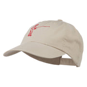 Fisherman Embroidered Pet Spun Washed Cap