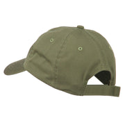 Fisherman Embroidered Pet Spun Washed Cap