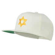 Jewish Star Embroidered Prostyle Snapback Cap