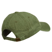 Vietnam Veteran Embroidered Pigment Dyed Brass Buckle Cap