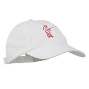 Fisherman Embroidered Pet Spun Washed Cap