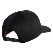 Vietnam Era Vet and Proud of It Patched Solid Cotton Twill 5 Panel Prostyle Snap Cap - Black OSFM