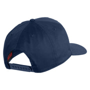 Vietnam Era Vet and Proud of It Patched Solid Cotton Twill 5 Panel Prostyle Snap Cap - Navy OSFM