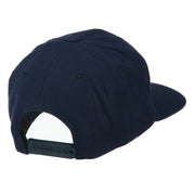 Old English Q Embroidered Flat Bill Cap