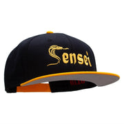 Sensei Snake Embroidered Wool Blend Pro Style Snapback