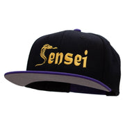 Sensei Snake Embroidered Wool Blend Pro Style Snapback