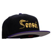 Sensei Snake Embroidered Wool Blend Pro Style Snapback