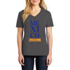 Vertical Mexico Independence Graphic Design Ladies V-Neck