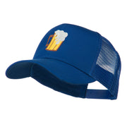 Beer Mug with foam Embroidered Trucker Cap