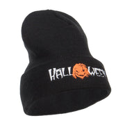 Halloween Monster Embroidered Long Beanie