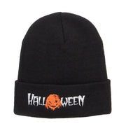 Halloween Monster Embroidered Long Beanie