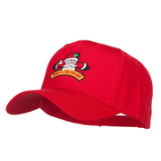 Merry Christmas Santa Embroidered Twill Pro Cap