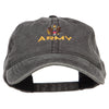 Army Embroidered Washed Cap