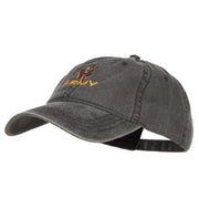 Army Embroidered Washed Cap