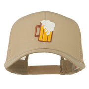 Beer Mug with foam Embroidered Trucker Cap