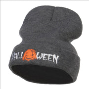 Halloween Monster Embroidered Long Beanie