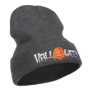 Halloween Monster Embroidered Long Beanie