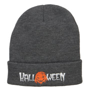 Halloween Monster Embroidered Long Beanie