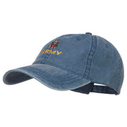 Army Embroidered Washed Cap