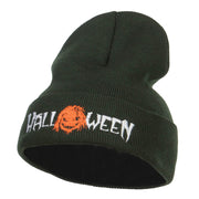 Halloween Monster Embroidered Long Beanie