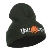 Halloween Monster Embroidered Long Beanie